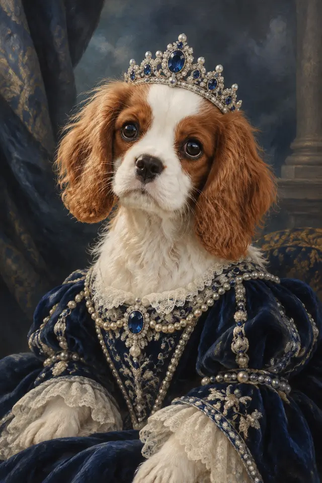 Framed portrait